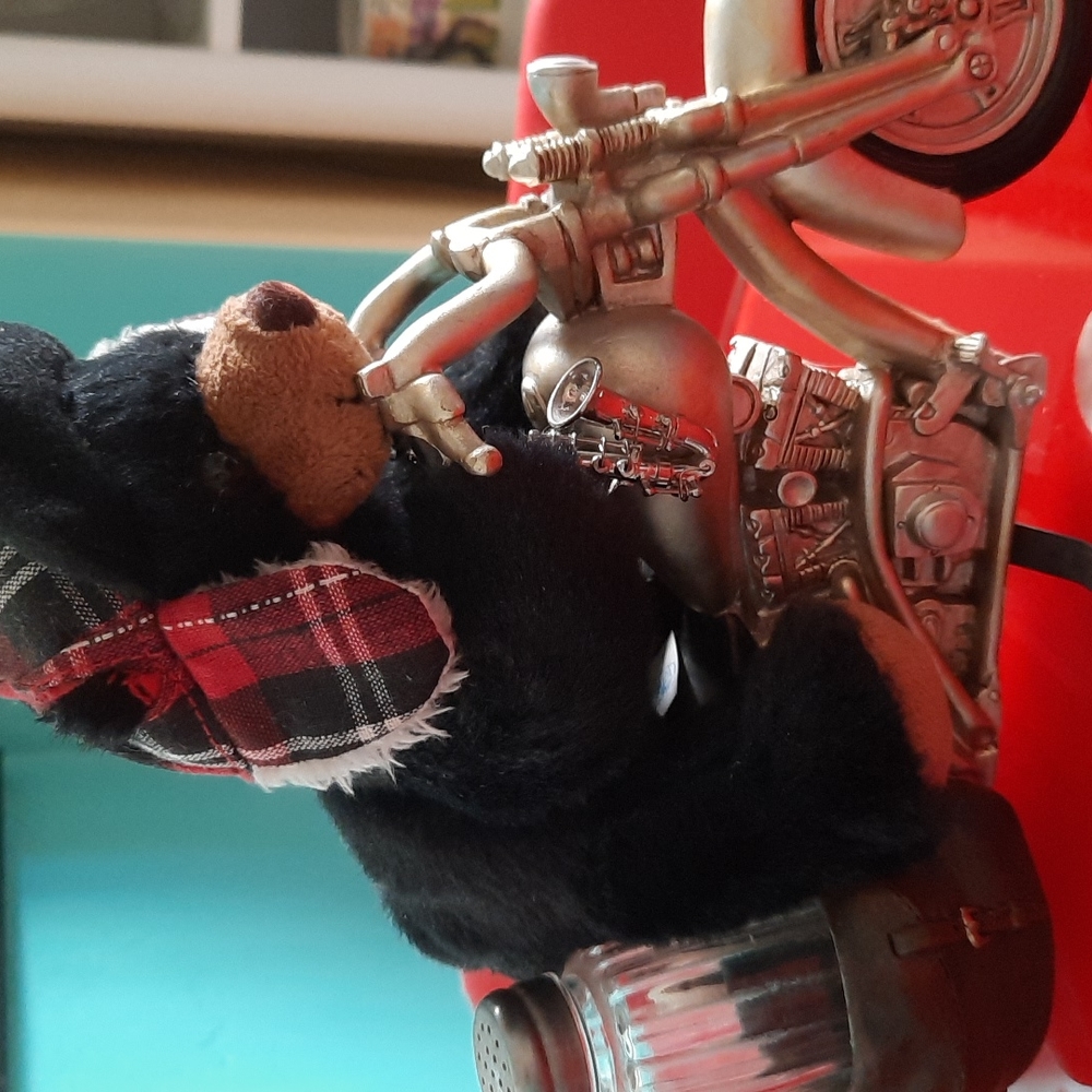 Black Bear Diner motorcycle Salt & Pepper   Set 🧂🧂🏍